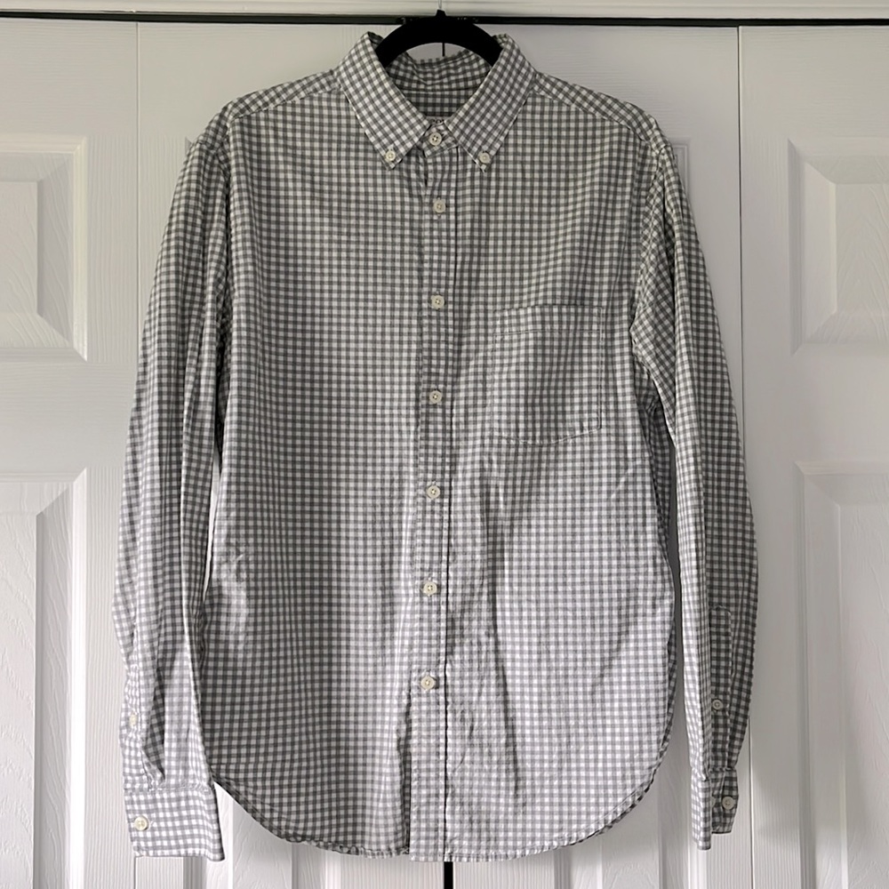 Men’s Merona Plaid Button Down Shirt